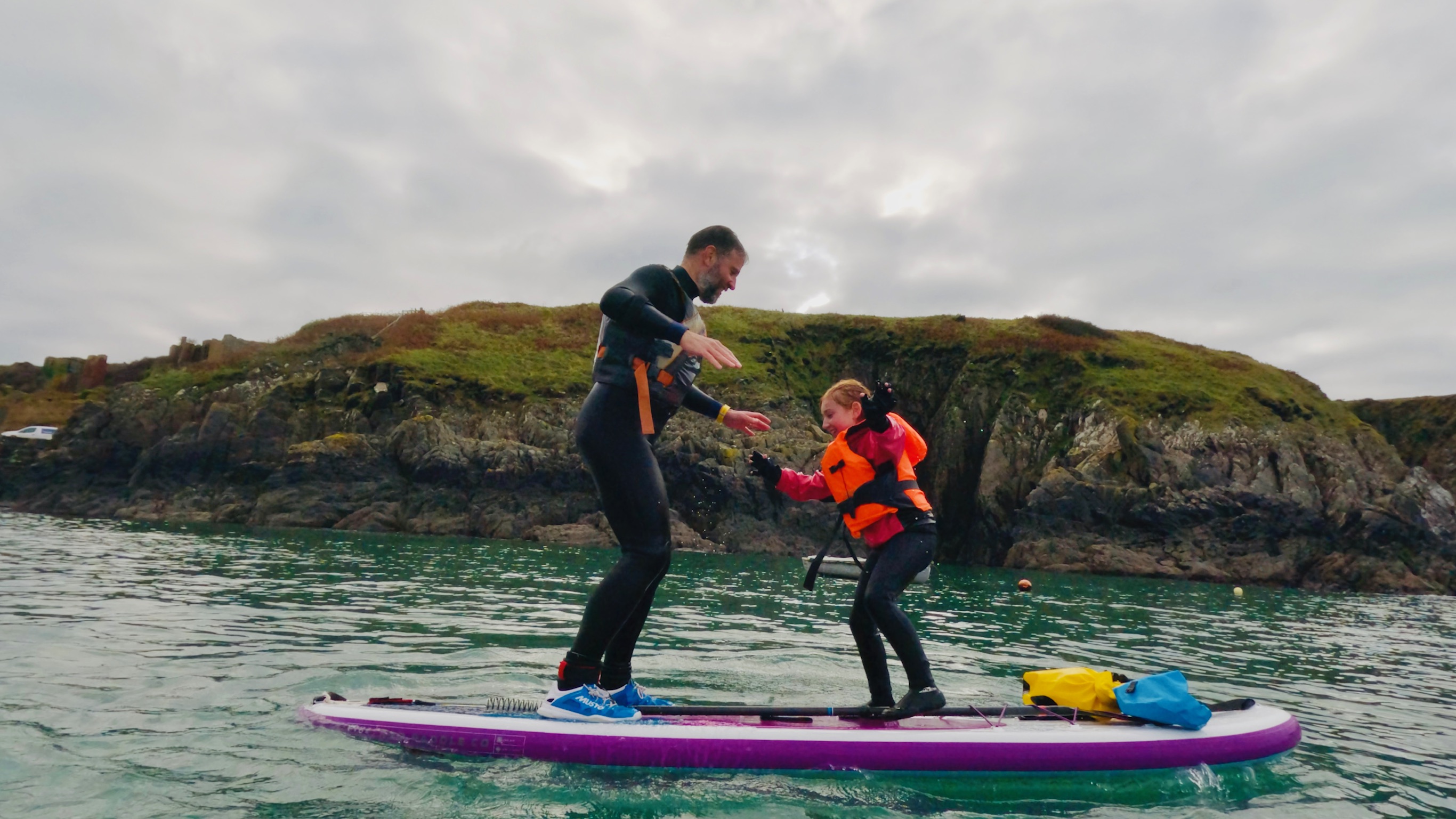 SUP on the coast