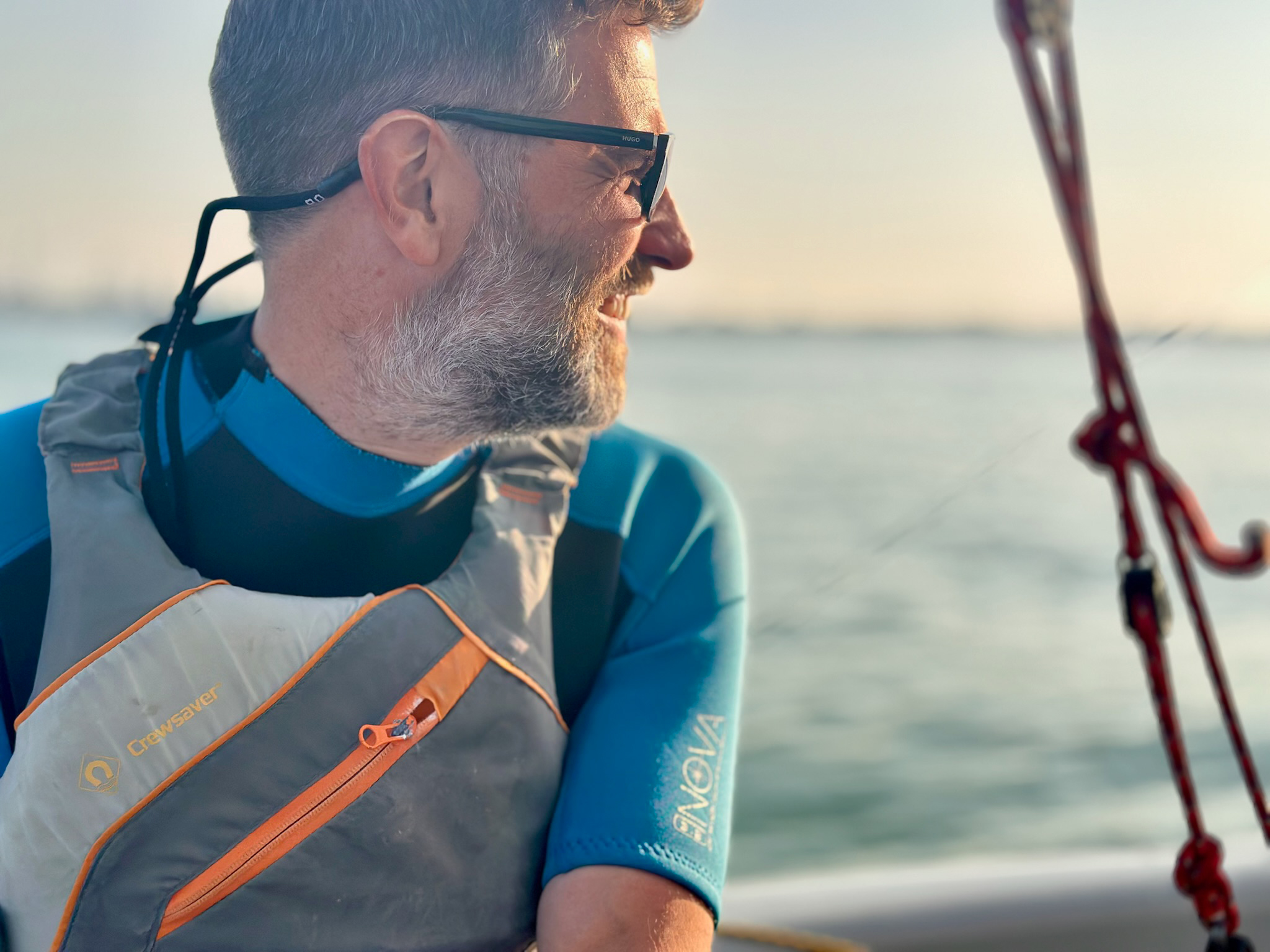 Rick sailing